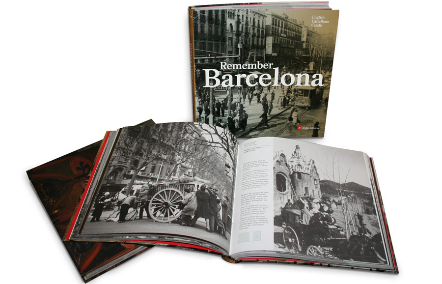 Remember Barcelona - ed. angle - Mise en page de livres, graphisme, édition graphique, intérieur et couverture.