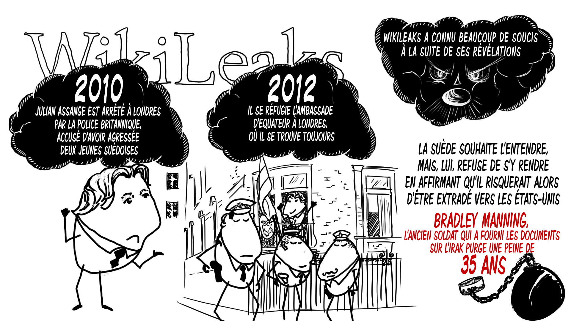 Expliquez-nous... Wikileaks. création d'une animation hebdomadaire pour le web site du programme "Expliquez-nous" de France info