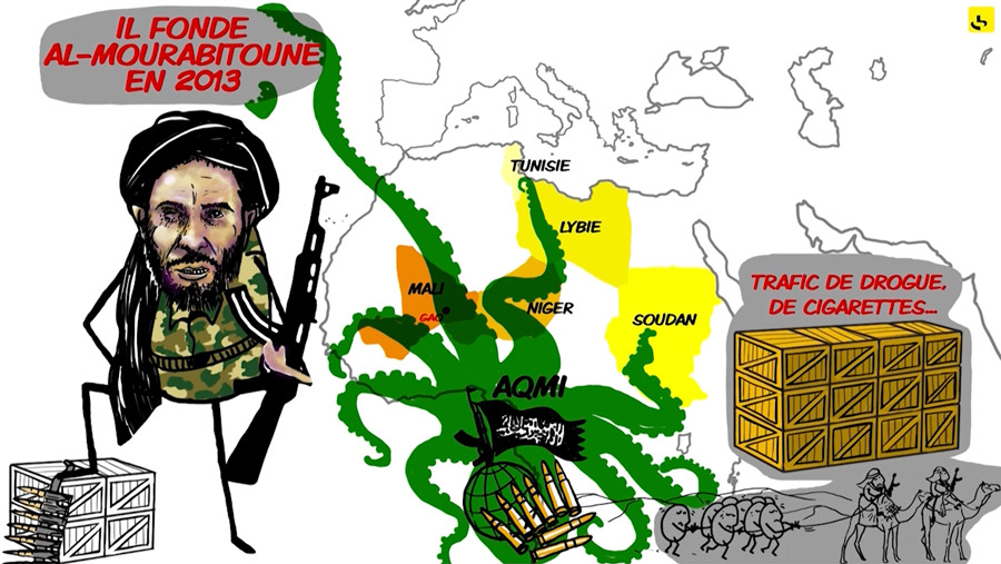 Al-Mourabitoune. création d'une animation hebdomadaire pour le web site du programme "Expliquez-nous" de France info