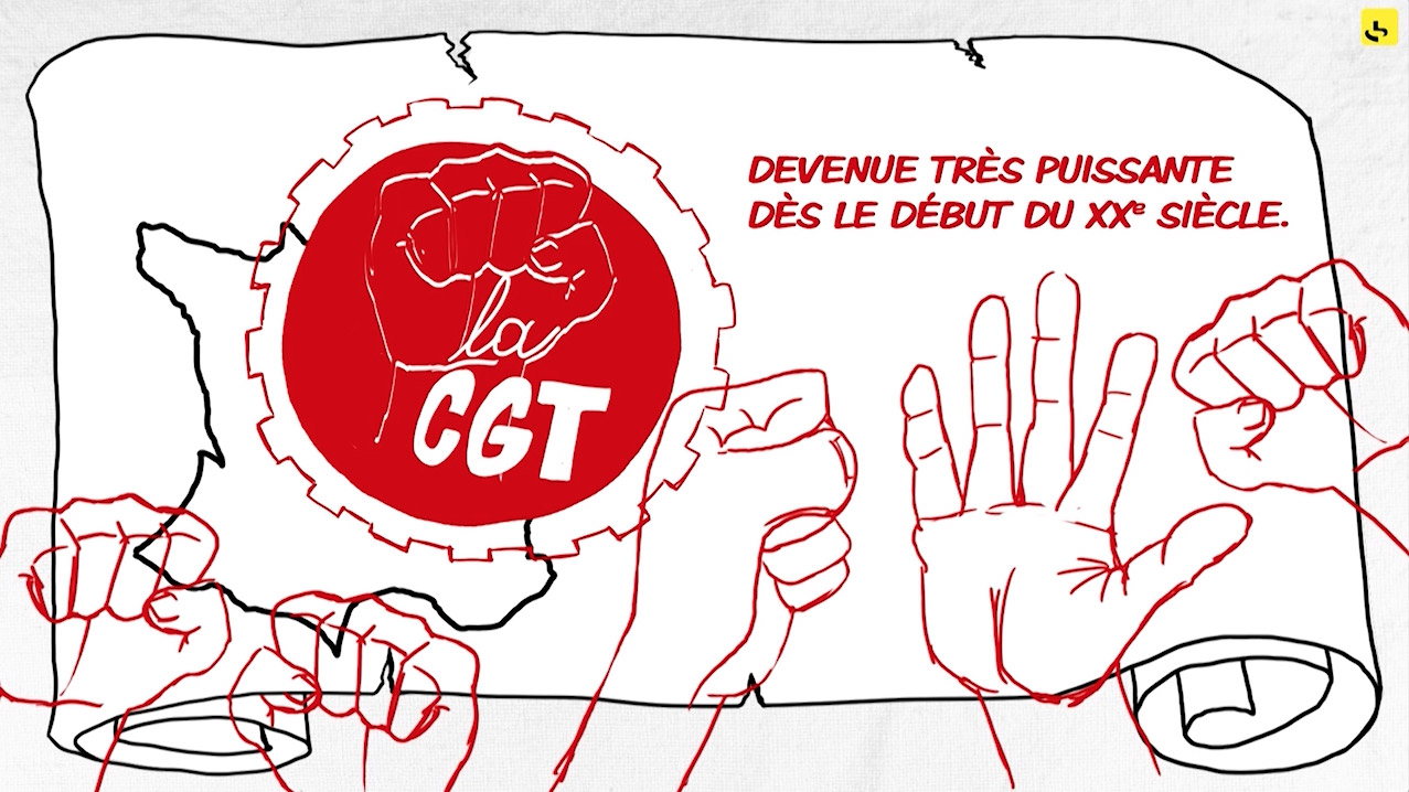 D'où vient la CGT ? création d'une animation hebdomadaire pour le web site du programme "Expliquez-nous" de France info